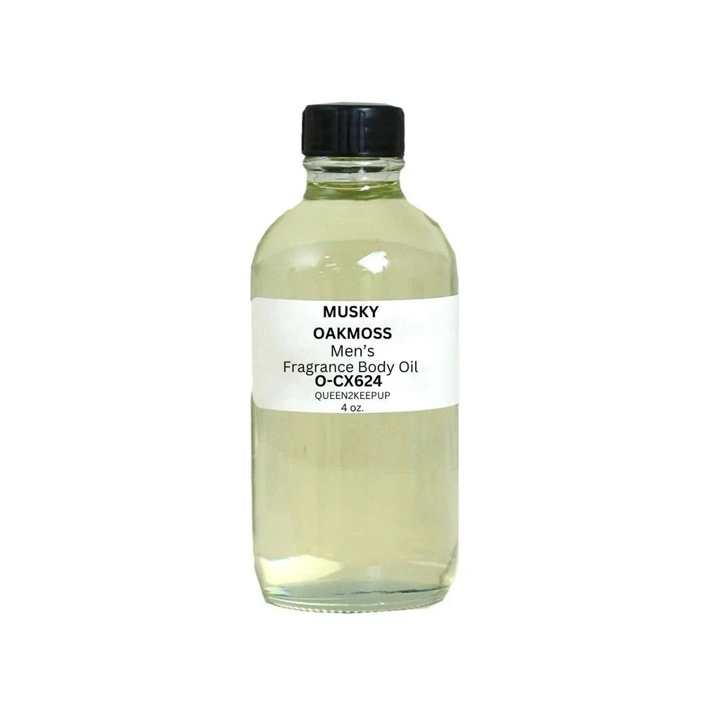 Musky Oakmoss (Men) Body Oil 4 oz Fragrance All Natural Scent
